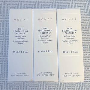 MONAT Skin Revitalizing Essence Refining Water Treatment Travel Size 3 x 1 fl oz